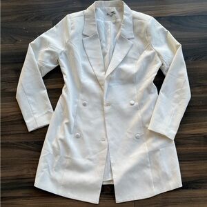 Fashion Nova White Button Down Shirt